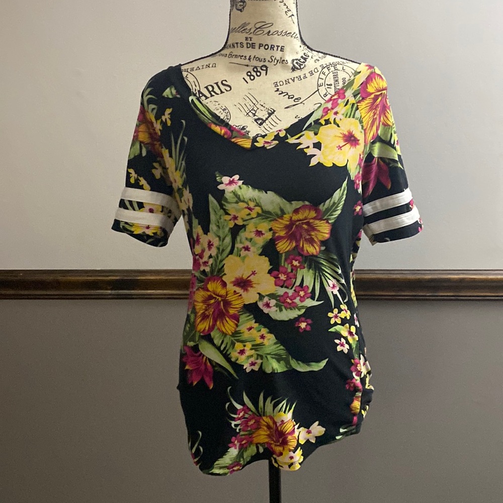 Floral Athletic Tee